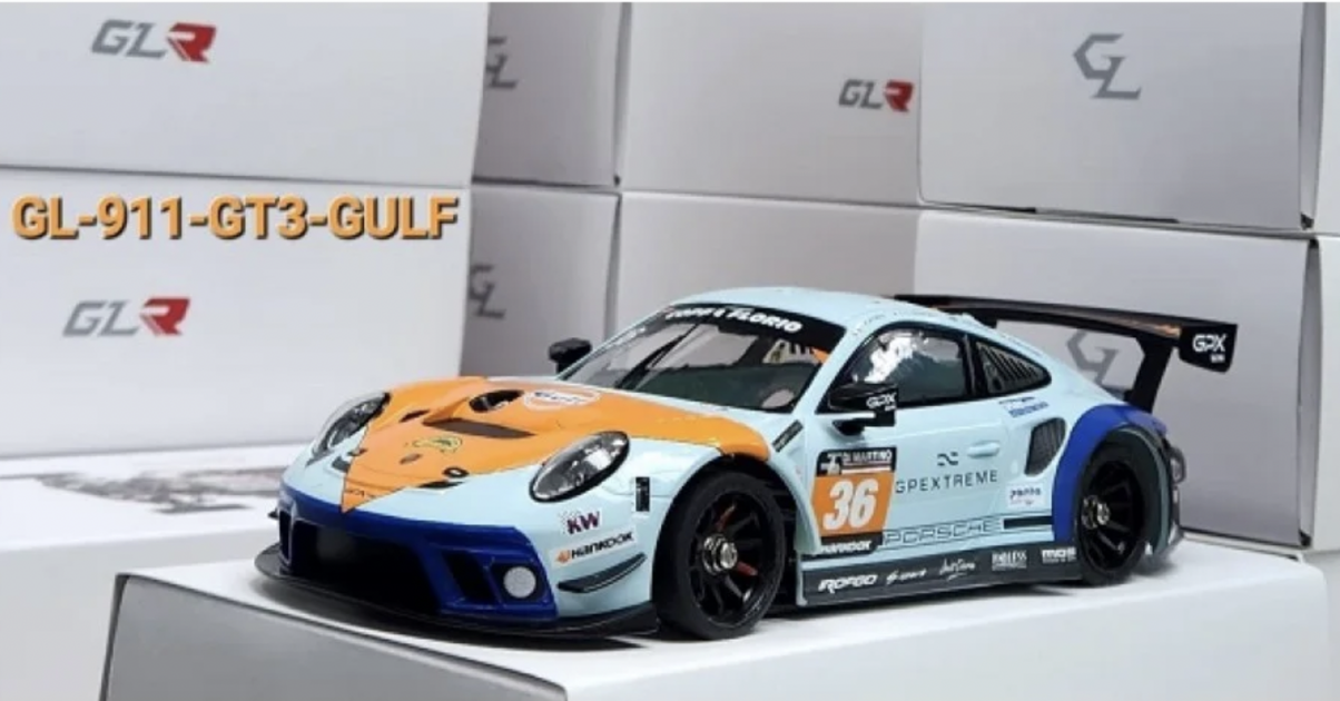 GL RACING Carrosserie W.MM.98 GL 911 GT3 Gulf LIMITED EDITION, GL911